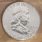 1961 Uncirculated Franklin Half Dollar 90  Silver