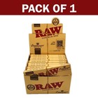 Raw Connoisseur King Size Classic Hemp Rolling Papers   Tips 1 Box Unrefined