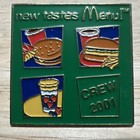Vintage 2001 New Taste Menu Mc Donald s Team Employee Pin
