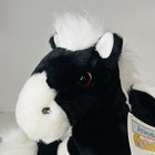 Animal Alley Clydesdale Horse 13  Plush Soft Stuffed Animal Black Toys R Us Nwt