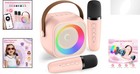 Rechargeable Bluetooth Karaoke Machine For Kids With 2 Mics   Lovely Sounds