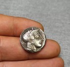 Superb  electrum Greek  Silver Coin Drachm Alexande 