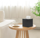 Tissue Box Cover Square Open-bottom Wood Tissue Box Holder Decorative Facial Cub