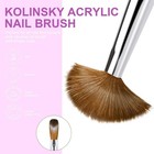 4pcs Acrylic Nail Brush Set  6 8 12 16  Kolinsky Nail Art Brushes For Applicatio