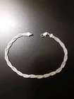 19th Century Rare Antique Solid Fine Silver Bracelet