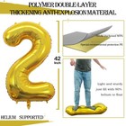 Large 2026 Number Balloons  42 Inch Gold Foil  New Year Celebration Decorations