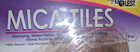 New Pkg Mica Tiles By Us Art Quest Size Large - 100  Natural   Transparent