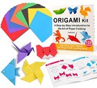 Origami Kit For Kids  120 Sheets Origami Paper With Instructions Book  6x6 