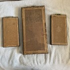  vintage Set Of 3 Chinese Mother Of Pearl   Shells 3d Shadow Box Framed Wall Box