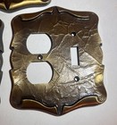 Lot Of 3 Amerock Carriage House Single Light Switch   Single Outlet Plate Cover