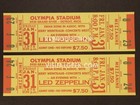 Led Zeppelin Concert Tickets January 31 1975 Olympia Stadium Detroit Replicas