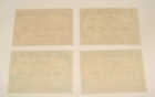 1949 Jordan Palestine Upu Stamp Lot X4 Mnh