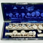 Yamaha Yfl-31 Silver Flute Head Tube Flute With Hardcase