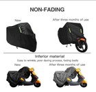 2xl Black Motorcycle Waterpoof Cover For Harley-davidson Sportster Xl 883 1200