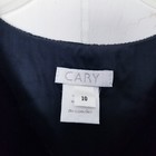 Cary Black Velvet Dress 10 Vintage 90s Whimsigoth V-neck Sleeveless Cocktail