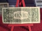 2017  1 One Dollar Bill Fancy Note Quad 8 s 4 Of A Kind Serial  08888226