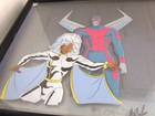 Original X-men Pilot   Archangel Animation Cel 3-piece Set Framed