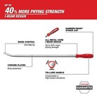 Milwaukee 45-74-9242 42 In  Chrome Finish Pry Bar  Anti-slip Tri-lobe Handle
