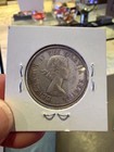 1963 Canada 50 Cents Silver Coin Queen Elizabeth Ii 80  Silver Canadian Half