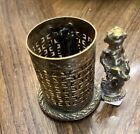 Matson Gold Vanity Set Vintage  Mirror Tray  Brush  Mirror  Soap Dish  Pinholder