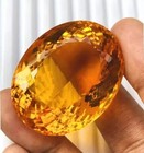 Egl Certified Natural 200  Ct Oval Cut Yellow Topaz Brazilian Loose Gemstone