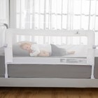 Adjustable Bed Rail For Toddlers  Swing-down Safety Guard  Height Adjusts 24    