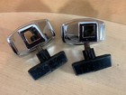 Lot 2x Ludwig Large Curved Spur Leg Mount Bass Drum Bracket Holder Parts 80s Vtg