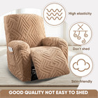 Soft Recliner Chair Cover High Stretch Slipcover Washable Nonslip Sofa Cover