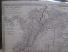 Antique Hand Colored Map South America Sheet I Venezuela Nueva Granada 1842