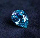 1 00 Ct Sparkling Pear Cut Diamond Vvs1 Certified Lab Grown Light Blue Color