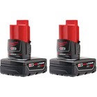 Milwaukee 48-11-2412 M12 12v 3 0ah Redlithium Xc Compact Battery 2-pack - New