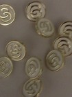 Small Set Of 10 Gucci Buttons Gg Logo Vintage Round 12mm