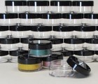 Plastic Cosmetic Jars Empty Beauty Lip Containers Black Lids 10 Gram Ml  5  5068
