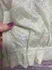 Lululemon Women   s Zip Front Rain Jacket Clear mint Green Size 8 