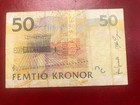 Sweden 50 Kronor Banknote   2004-2011  Excellent Condition