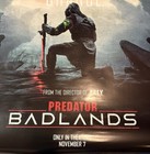 Predator Badlands 2025 Teaser 27x40 Ds Original Movie Poster