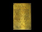 Rare 2 Side Amulet Jewish Shiviti 24k Gold Plating  For Protection And Success 