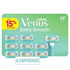 Gillette Venus Extra Smooth Razor Blade Refills  8 Ct