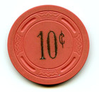 10 Cent  Chip  Pioneer  club   Las Vegas  Nv 