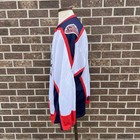 Syracuse Crunch White Sp Ahl Hockey Jersey  blue Jackets Minor League  Large