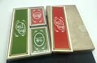 Vtg Ballantine Beer Ale Playing Cards 2 Decks Sealed Orig Box W Score Pads