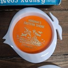 Vintage 1969 Virgina s Eastern Shore Plastic Sunny Fish Coasters Set Of 6 