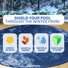 Swimline 24  Round Above Ground Swimming Pool Winter Cover  open Box 