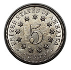 1873 Shield Nickel  Close 3 Bu    Better Date    Free Shipping 
