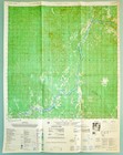 6537 Iii - Map - Kontum - Pleiku - Polei Yome - Djereng - Xa Krong - Vietnam War