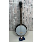 Silverton Vintage 4 String Tenor Banjo With Leather Hard Case 
