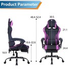 Computer Task Rolling Swivel Ergonomic E-sports Adjustable Pc Gamer Racing Chair
