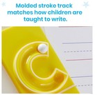 Hand2mind Marbletracers - Lowercase Letters  24 Letter Tracing Trays 6 Marbles