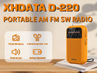 Am Fm Sw Portable Small Radio D220 Pocket Radio Battery Powered Great Receiver