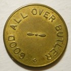Southside Merchants  butler  Pennsylvania  Parking Token - Pa3142b